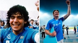 Diego Maradona's son compared Scott McTominay's presence to his legendary father's presence at Napoli. (AP/Reuters)