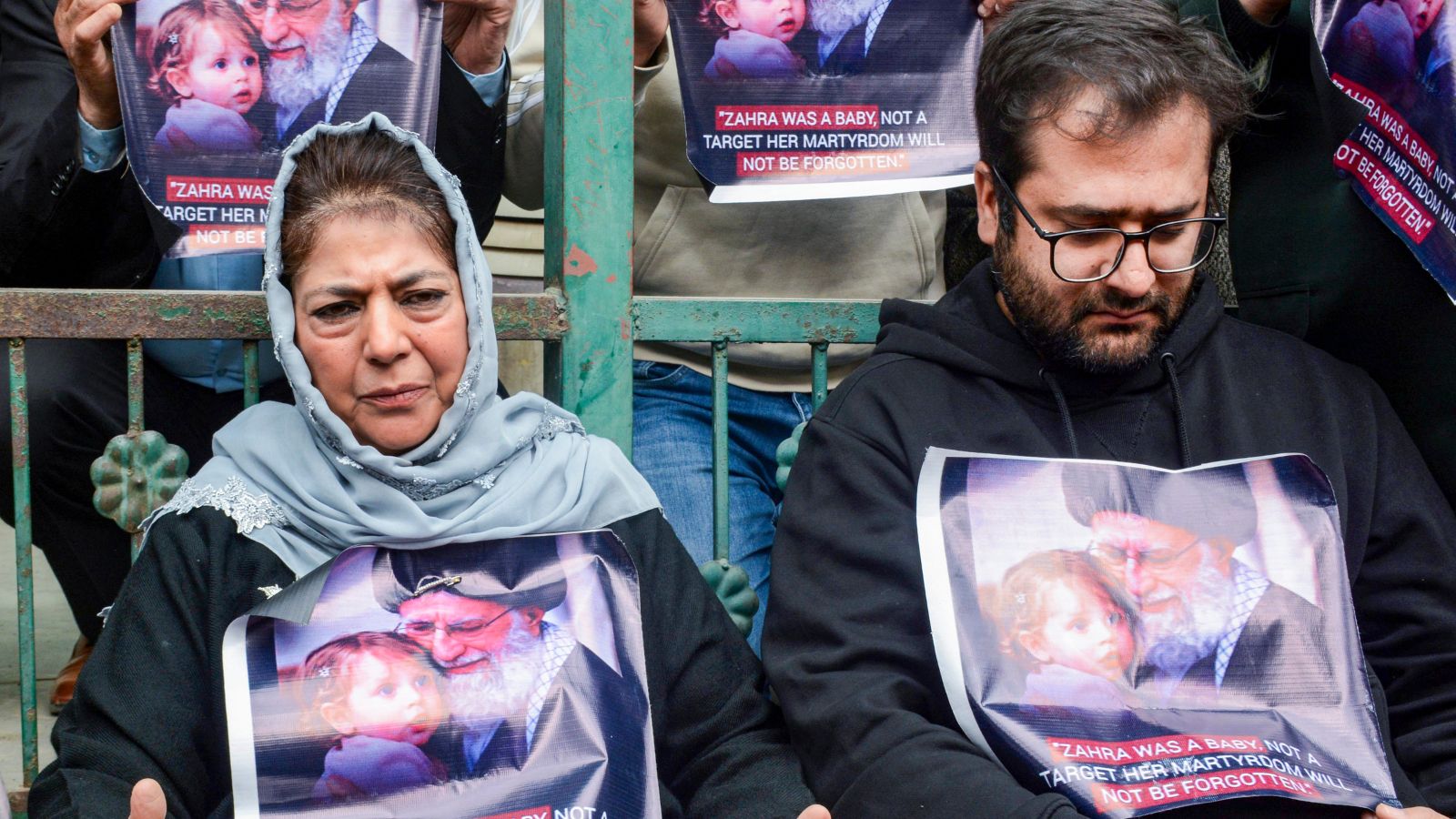 Many who protested after Khamenei’s killing arrested in Kashmir, Mehbooba says