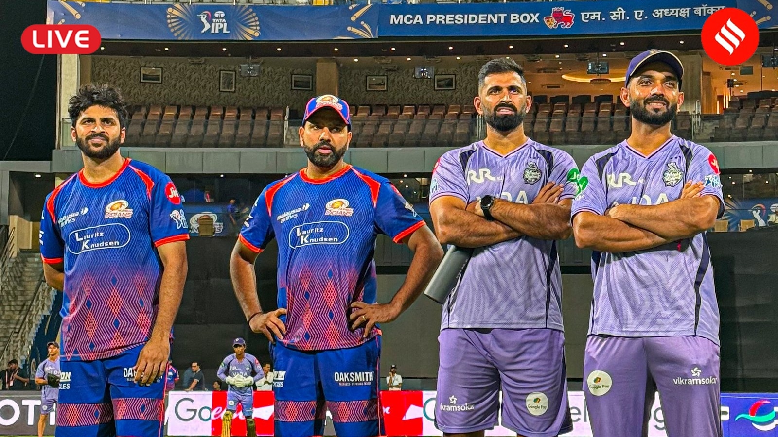 IPL 2026 MI vs KKR Playing 11, LIVE Score Updates: Mumbai look to break first-match curse
