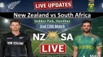 New Zealand vs South Africa 2nd T20I Live: New Zealand were brushed away in the first T20I.