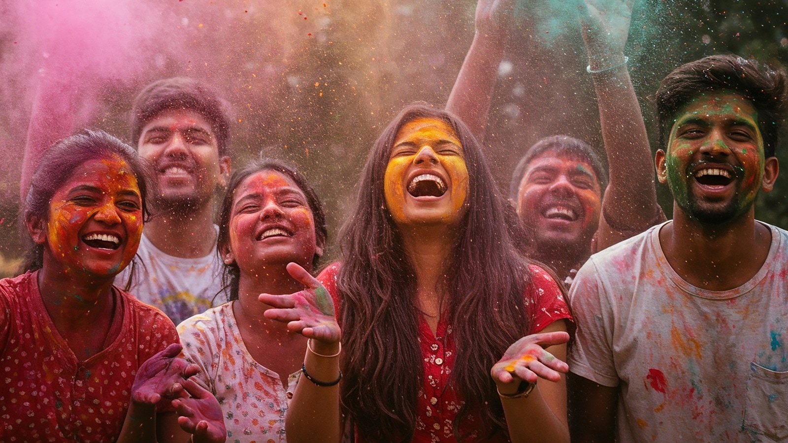 When China’s lantern festival meets the vibe of India’s Holi