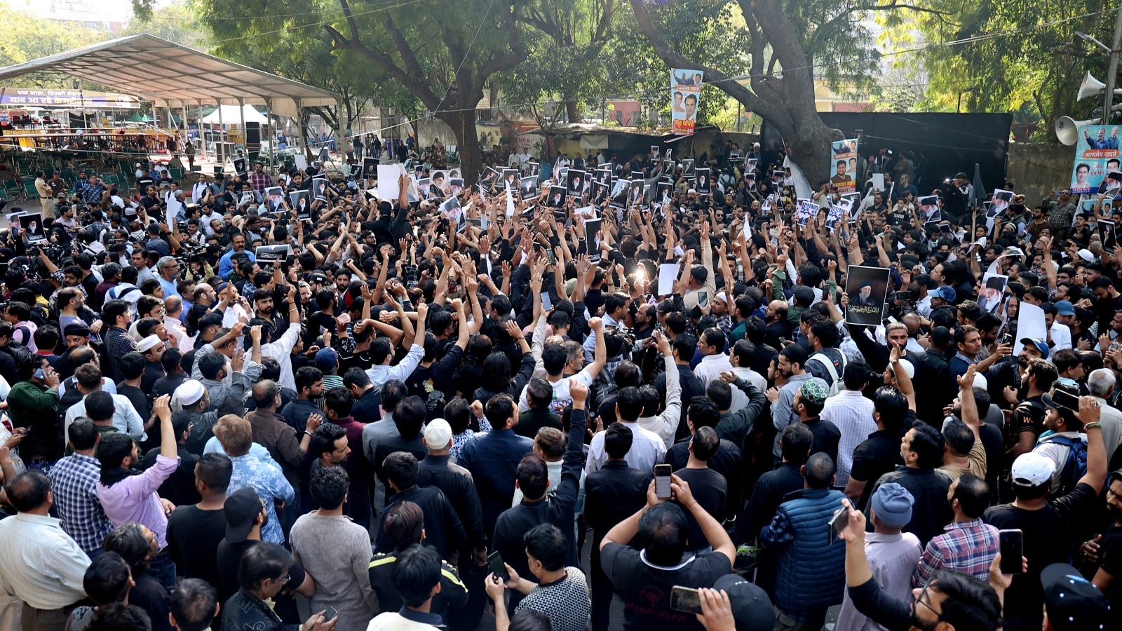 Mourning, protests erupt in Delhi over killing of Iran’s Supreme Leader Khamenei