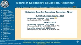 RBSE, Rajasthan Board Result 2026, RBSE 12th Result 2026, Rajasthan Board 12th Result 2026