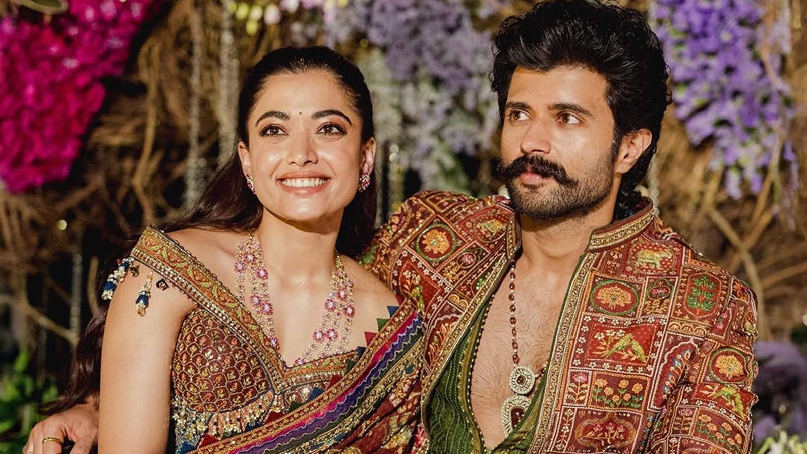 ‘Echoed the ancient Indian idea of union, like Shiv and Parvati’: Designer Karan Torani breaks down Rashmika Mandanna and Vijay Deverakonda’s mehendi look