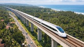 The Thiruvananthapuram to Kasaragod RRTS corridor is being planned in four phases (Image generated using AI)