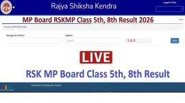 MP Board 5th 8th Result 2026, MP Board Result 2026, RSKMP Result 2026