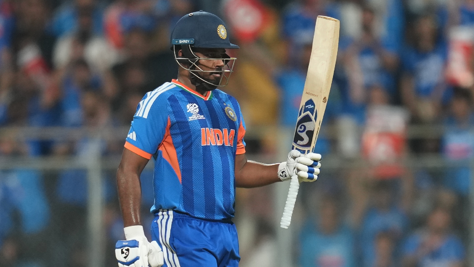 Sanju Samson is the only Indian to be named in the ICC's T20 World Cup Player of the Tournament short-list. (AP Photo)