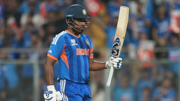 Sanju Samson is the only Indian in the list of ICC T20 World Cup Player of the Tournament nominees