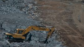 Stone crushers illegal mining