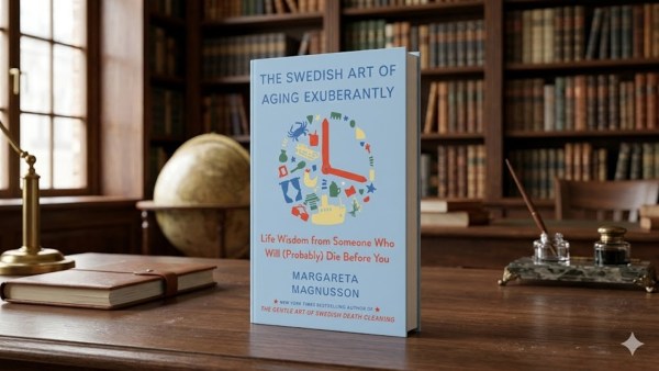 The Swedish Art of Aging Exuberantly by Margareta Magnusson. (Source: amazon.in/AI)