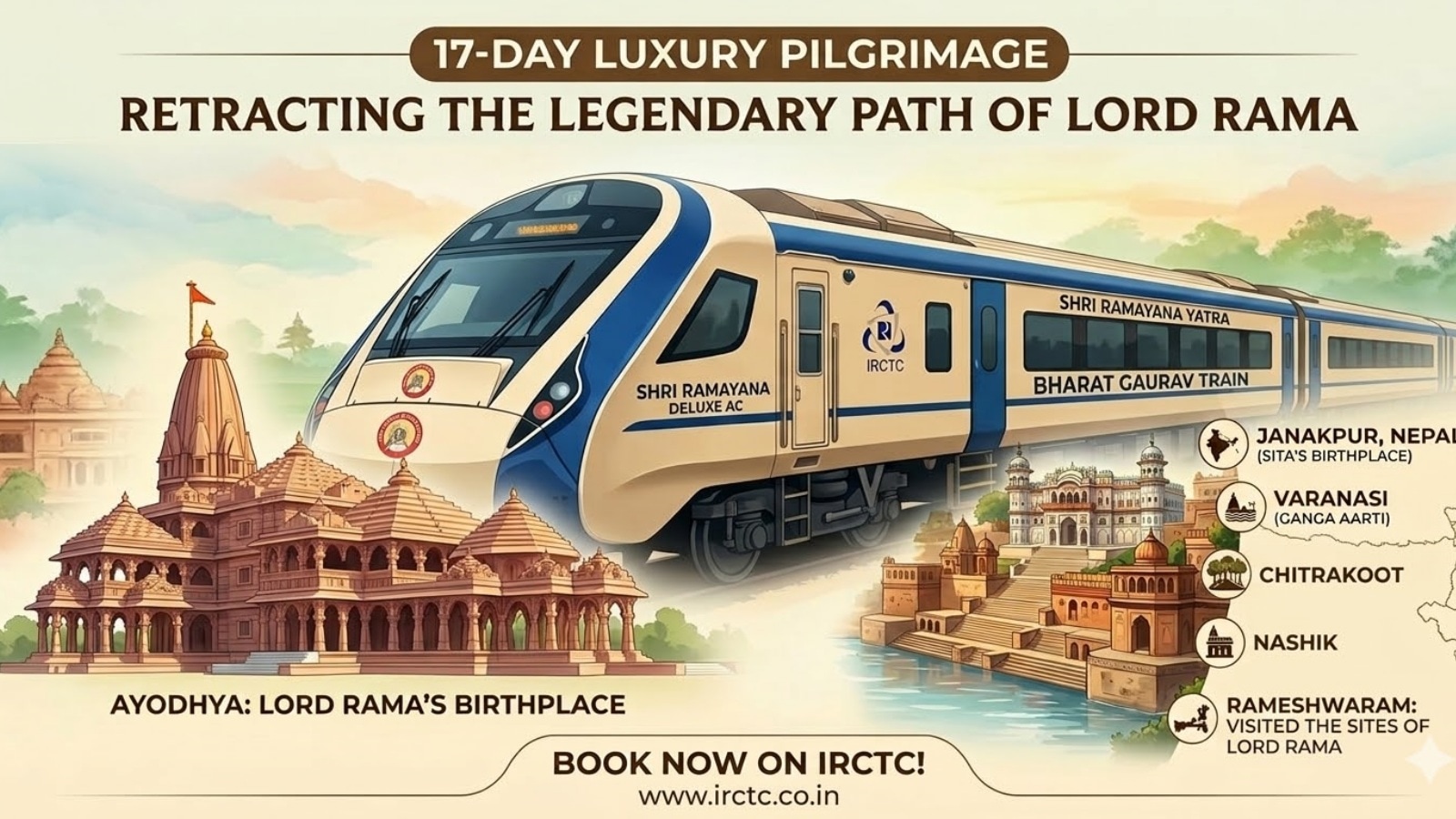 Ayodhya to Rameshwaram: Retracing the footsteps of Lord Rama by rail