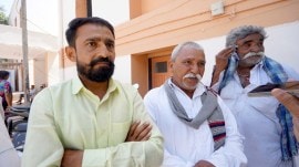una dalit flogging-son and father