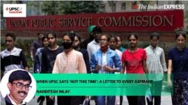 upsc results 2025 out letter to aspirants