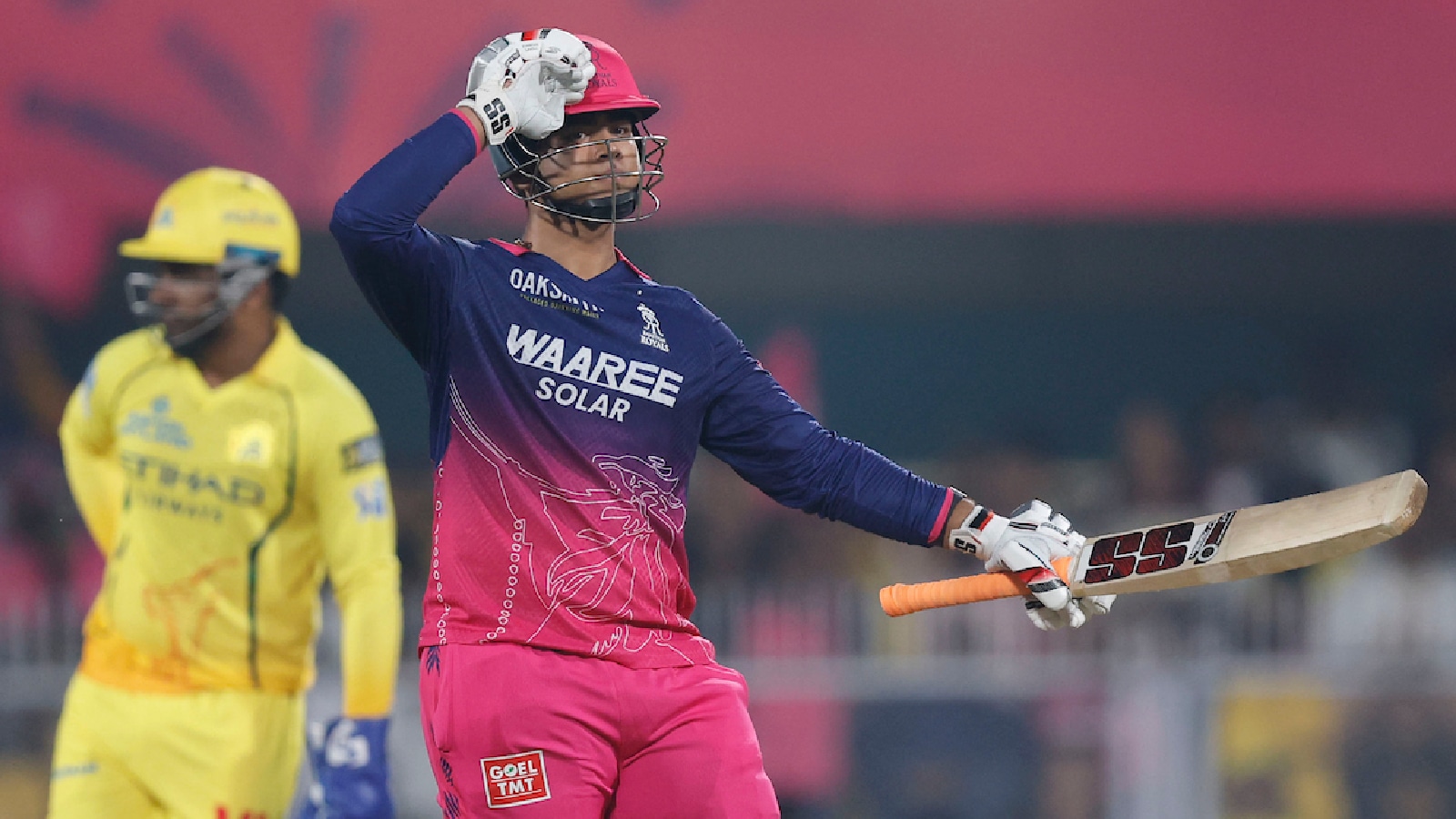  Vaibhav Sooryavanshi smashed a 15-ball fifty for RR vs CSK. (CREIMAS)