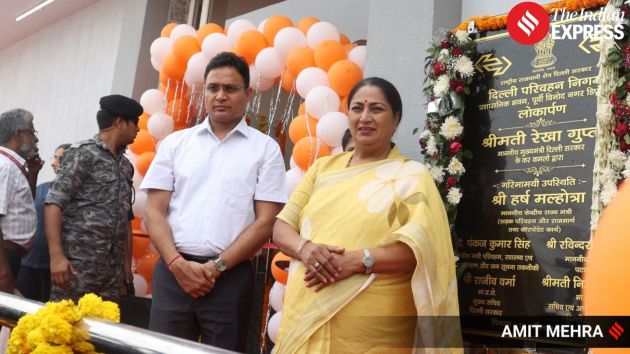 she also inaugurated the Madanpur Khadar bus terminal and a new building at the East Vinod Nagar Depot