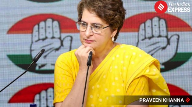 Congress leader Priyanka Gandhi Vadra addressed a press conference on Saturday