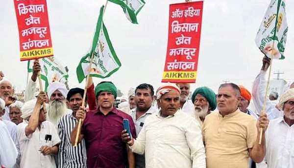 Haryana farmers protest
