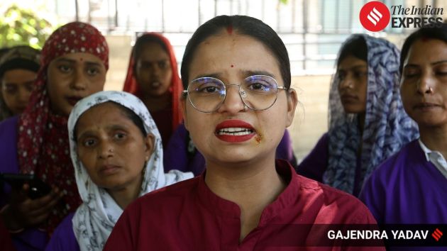 Their protest comes as other groups of workers across the city have taken to the streets since Friday