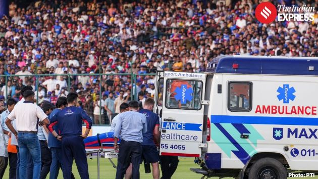 An ambulance was called to the ground and Ngidi was taken to a hospital for further medical assessment