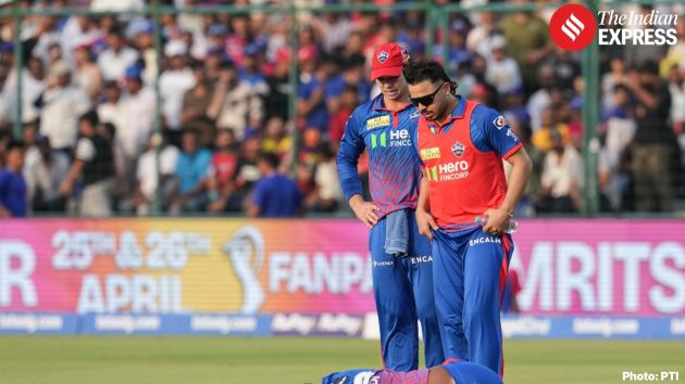 The incident occurred in the third over of Punjab Kings’ chase of 265