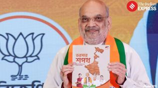 Union Home Minister Amit Shah on Friday released the BJP’s manifesto in Kolkata