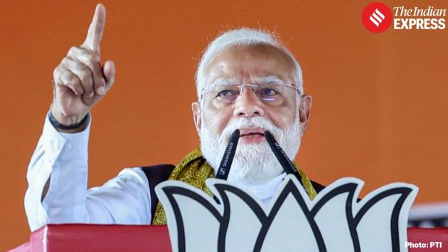PM Modi, who is on his second visit to the state after the election dates were announced,