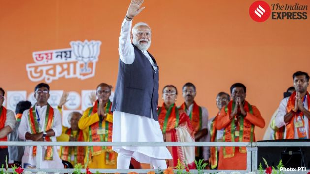 Modi said that five years ago Nandigram had shown the path of change when BJP leader Suvendu Adhikari defeated Chief Minister Mamata Banerjee