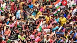 Addressing the gathering, BJP state president Dilip Saikia accused the Congress of failing to ensure political rights for women