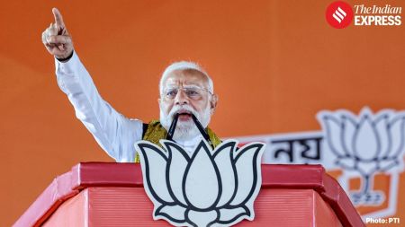 Highlighting development concerns, Modi said that while India was progressing rapidly, the TMC government is pushing West Bengal backward