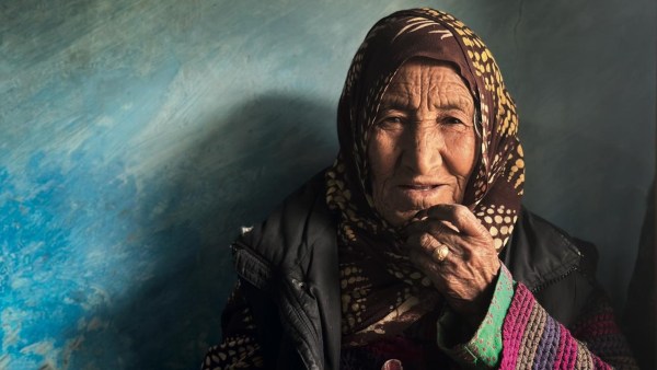 An old woman from Kargil 