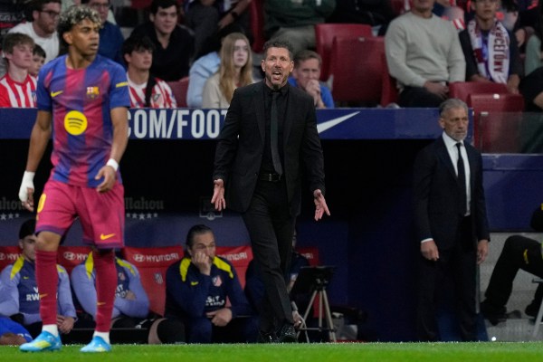 Barca's front three could blow defences into smithereens, but Simeone could construct impossibly-difficult mazes. (AP Photo)