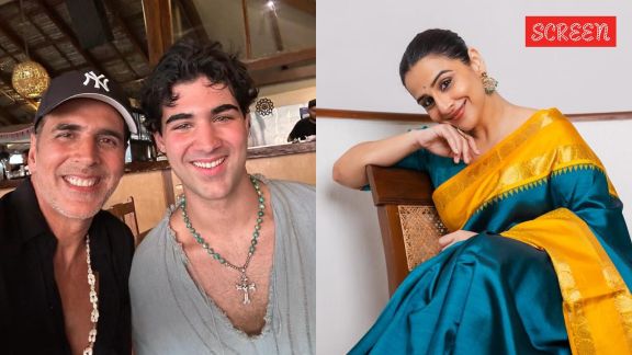 Akshay Kumar's son Aarav scared of Vidya Balan
