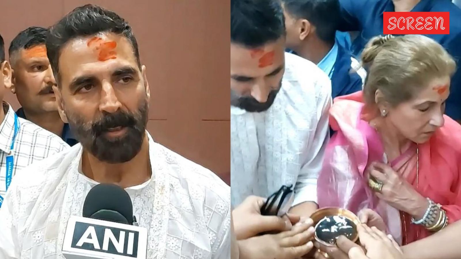 Akshay Kumar visits Mahakaleshwar Temple with mother-in-law Dimple Kapadia as Bhoot Bangla prepares to takes on Dhurandhar 2