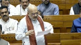 Amit Shah speaks in Lok Sabha.