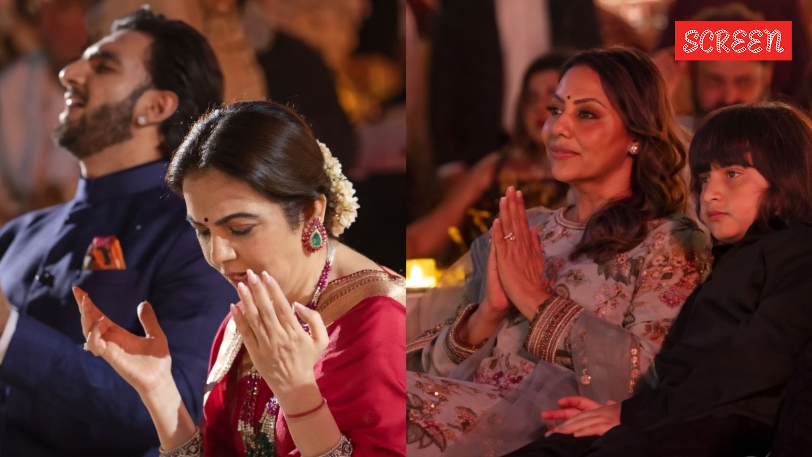 Anant Ambani birthday bash: Ranveer Singh, Gauri Khan join Ambanis for bhajan session; Janhvi Kapoor performs Garba. Watch