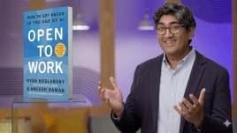 Aneesh Raman, LinkedIn's Chief Economic Opportunity Officer, has come out with a book, Open to Work.