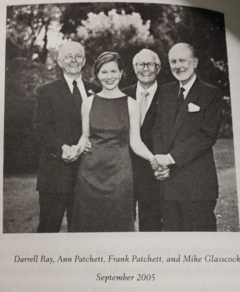 Ann Patchett posing with her father and two step-fathers. (Source: These Precious Days/Cris) 