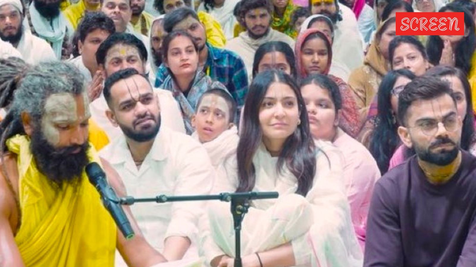 Virat Kohli-Anushka Sharma return to Vrindavan, meet Premanand Maharaj amid IPL season. Watch