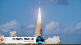 NASA’s Space Launch System rocket carrying the Orion spacecraft lifts off with astronauts Reid Wiseman, Victor Glover, Christina Koch, and Jeremy Hansen aboard for the Artemis II mission from Kennedy Space Center on April 1, 2026. (Image: NASA/Keegan Barber)