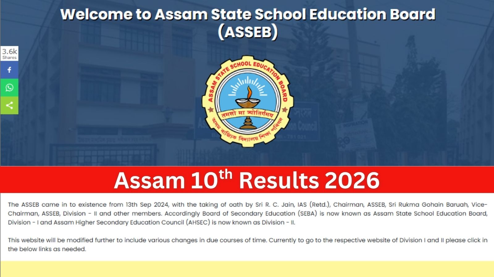 Assam HSLC Result 2026 Live Updates: ASSEB likely to announce results tomorrow, what we know so far