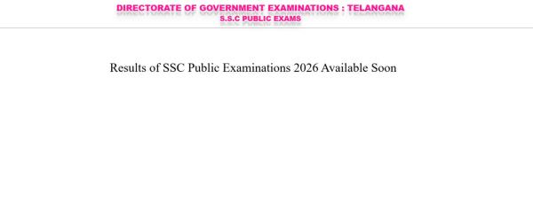 TS SSC class 10 2026 results: Websites to check