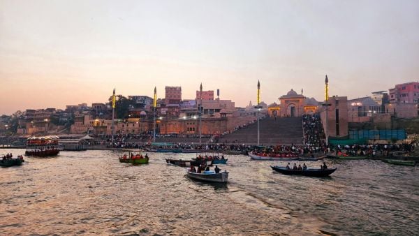 Boat ride in Banaras on the Ganges