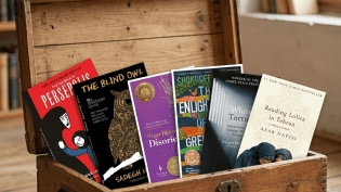 A book chest with Iranian literature