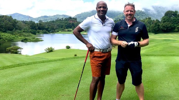 File image of cricket legend Brian Lara at a golf event. (Photo: Brian Lara via X)