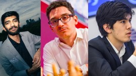 Fabiano Caruana Gukesh Sindarov