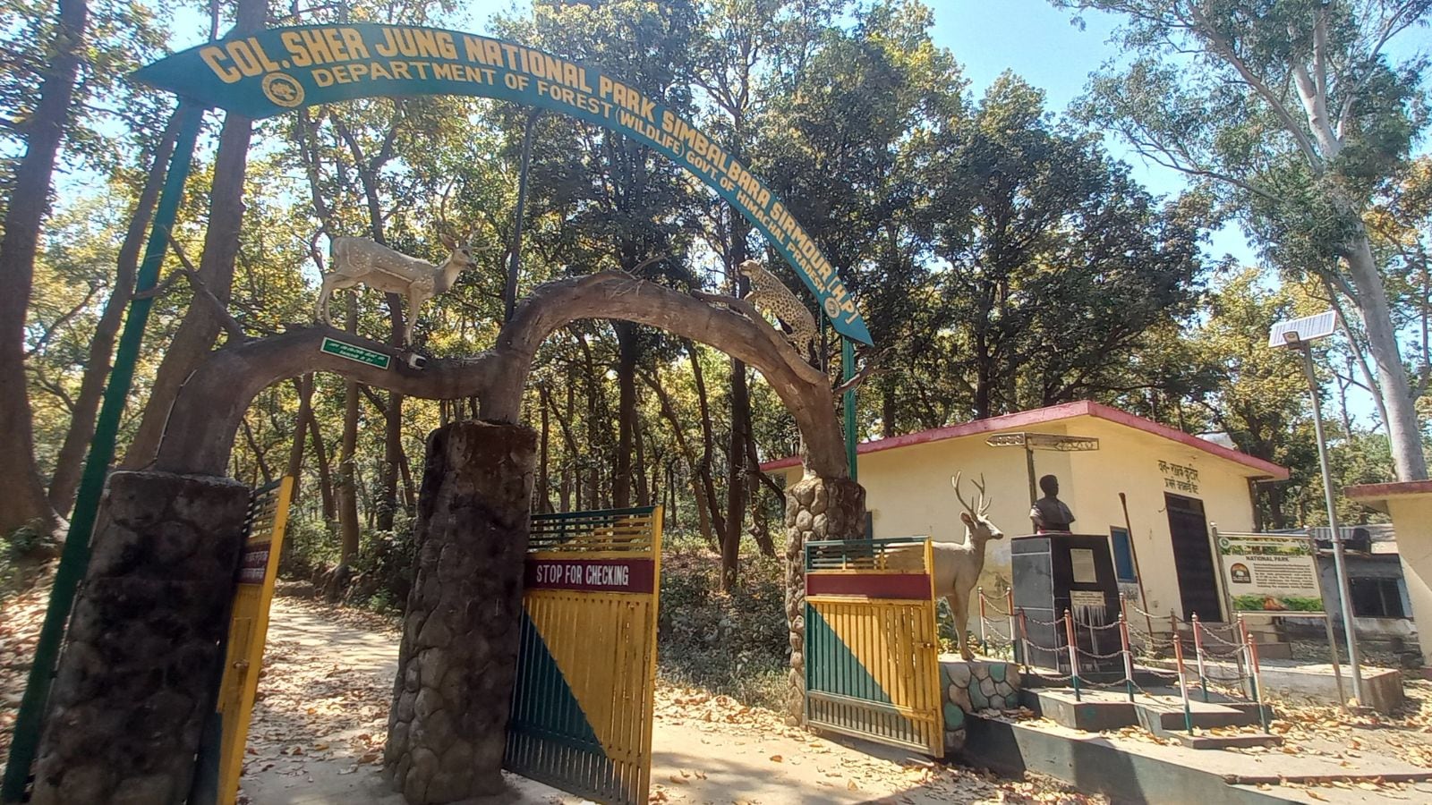 Col Sher Jung National Park in Sirmour district (Express Photo/Saurabh Parashar)