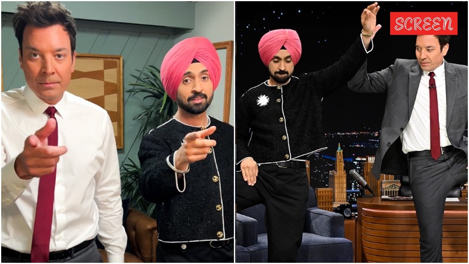 Diljit Dosanjh teaches Jimmy Fallon Bhangra as he returns to The Tonight Show: ‘Kaha tha na!’