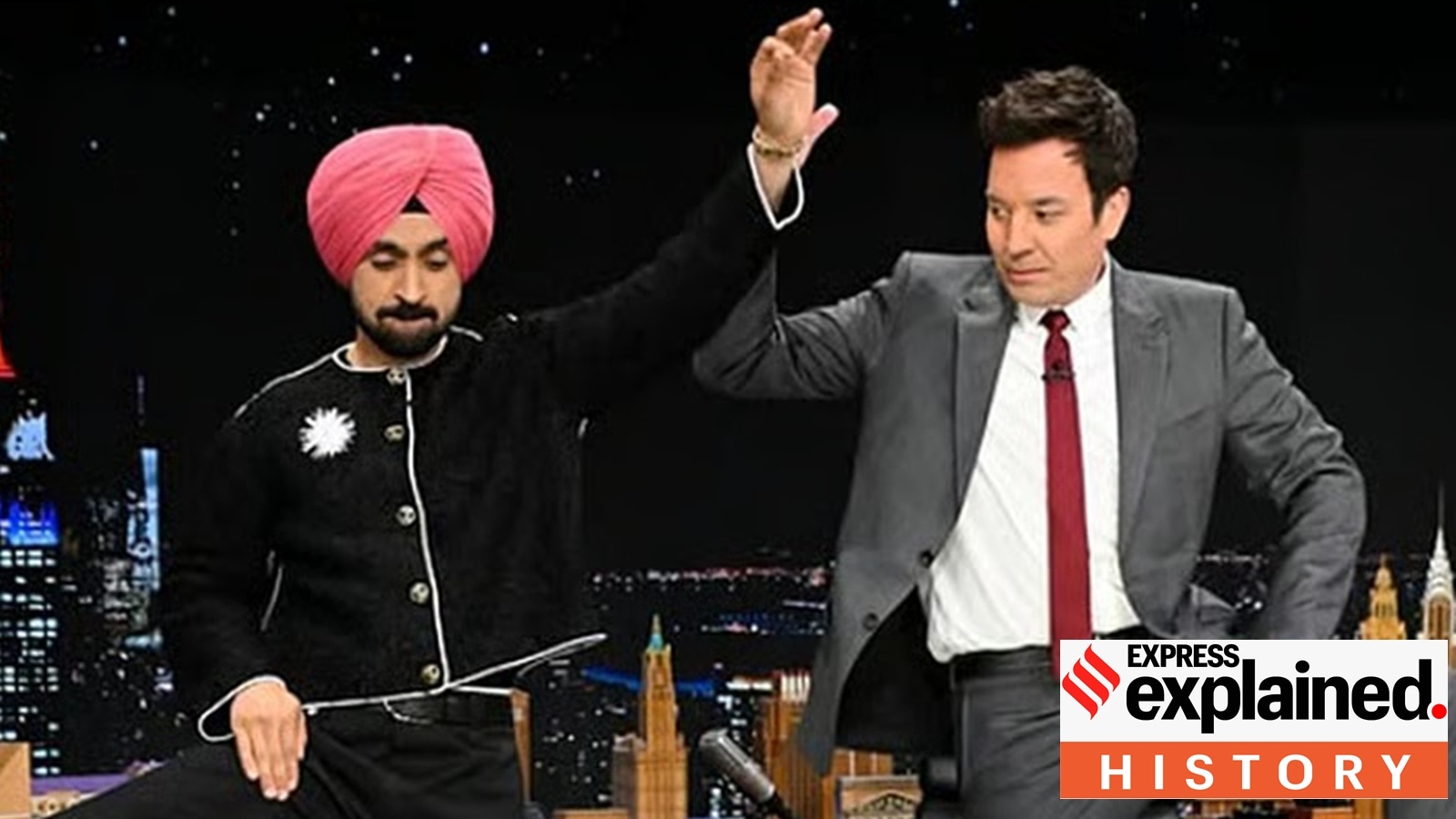 ‘You didn’t allow us, now we are here’: Why Diljit Dosanjh spoke of 1914 Komagata Maru incident at Jimmy Fallon show