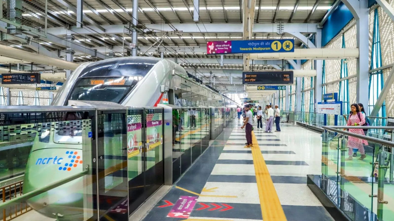 NCRTC sets up Delhi-Meerut Namo Bharat Corridor’s largest EV charging station in Anand Vihar