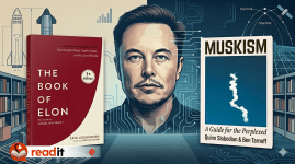 Comparing Eric Jorgenson’s "The Book of Elon" and "Muskism" by Quinn Slobodian and Ben Tarnoff, two books that define the polarising landscape of the Musk era. (Generated using AI)